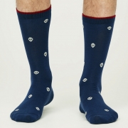 Thought Bio-Katoenen Sokken - Galactic Mineral Blue Comfortabele sokken van bio-katoen